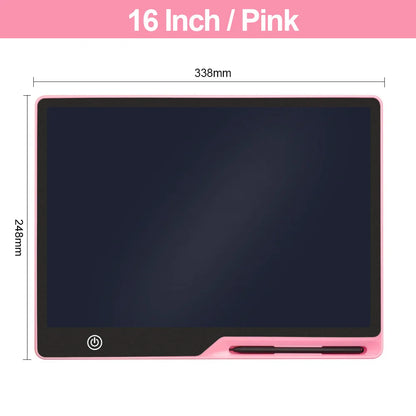 Educational Toys Writing Tablet For Kids 10/16Inch LCD Drawing Board Children Gifts USB Charging Doodle Electron Handwriting Pad