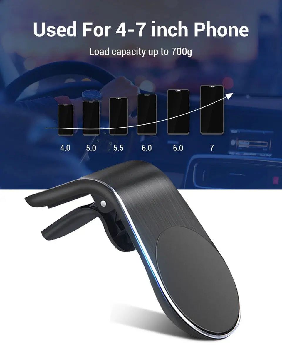 Magnetic car Phone Holder Air Vent Mount Mobile Phone Stand For iPhone xiao mi redmi smartphone