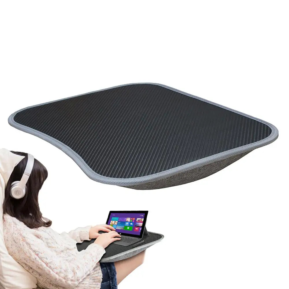Lap Desk For Laptop with Cushion Computer Lapdesk with Soft Pillow Cushion Laptops Portable Pad Computer Lapdesk Large Holding
