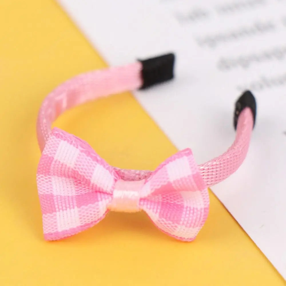 Fashion 1/12 Dollhouse Accessories Doll Bow Headband ob11 Handmade Dolls Boutique Decorations DIY Doll Hair Accessories