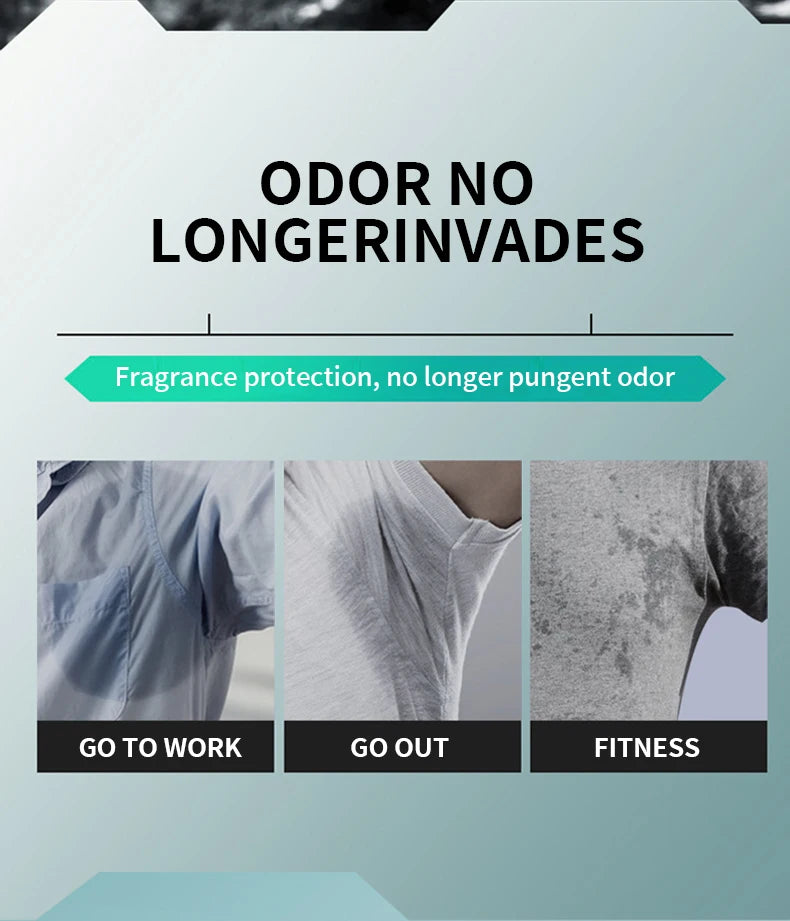 Men Sandalwood Deodorant Stick Anti Sweating Keep Drying Lasting Fragrance Remove Armpit Odor Underarm Refresh Sticks Refresh