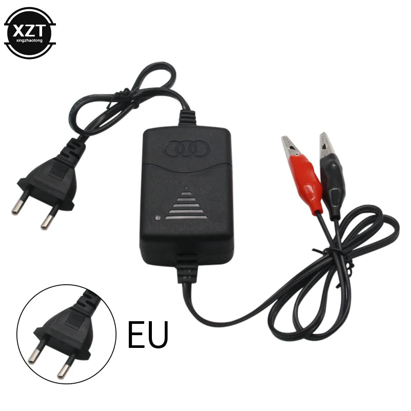 12V 1300mA Car Battery Charger Rechargeable Lead Acid Battery Charger Intelligent Repair Charger For Car Truck Motorcycle