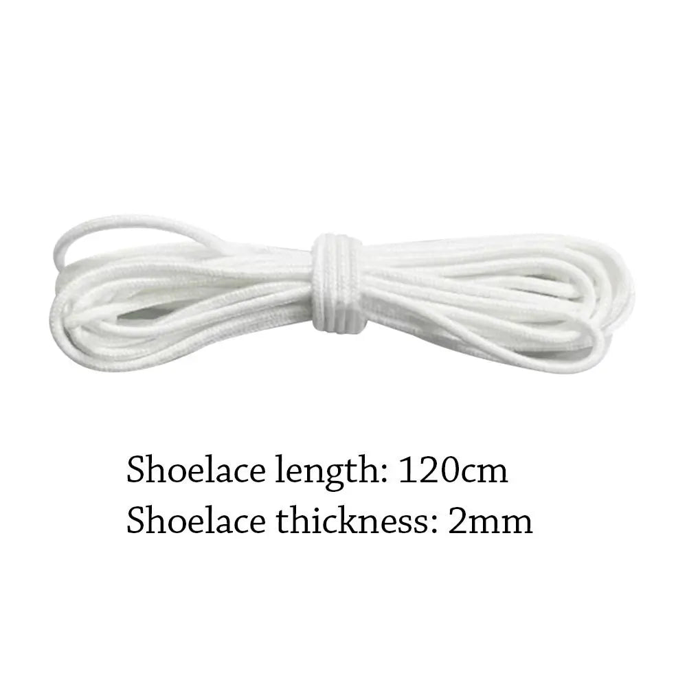 Soft Fabric Quick lace Kit Casual No tie Shoe laces Colorful Round Tennis Laces Sneaker Fabric Shoe laces Shoelaces For Salomon