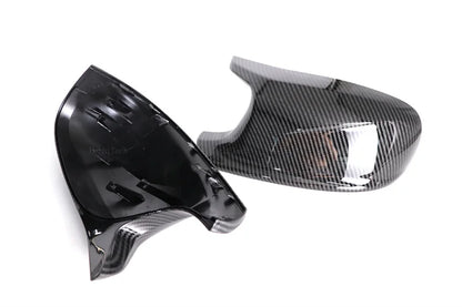 M Style Look Rearview Mirror Cover Cap Carbon Fiber Look Black for BMW  X3 F25 X1 E84 Pre-LCI 2010 2011 2012 2013 Case