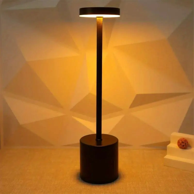 Office Decorative Lamp with Metal Brushed Texture USB Convenient Desk Lamp Suitable for Bedrooms Dining Rooms Living Rooms