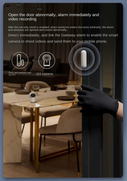 Newest Aqara Door Window Sensor P1 Zigbee 3.0 Remotely View Intelligent Linkage Smart home Devices Work With APP Homekit