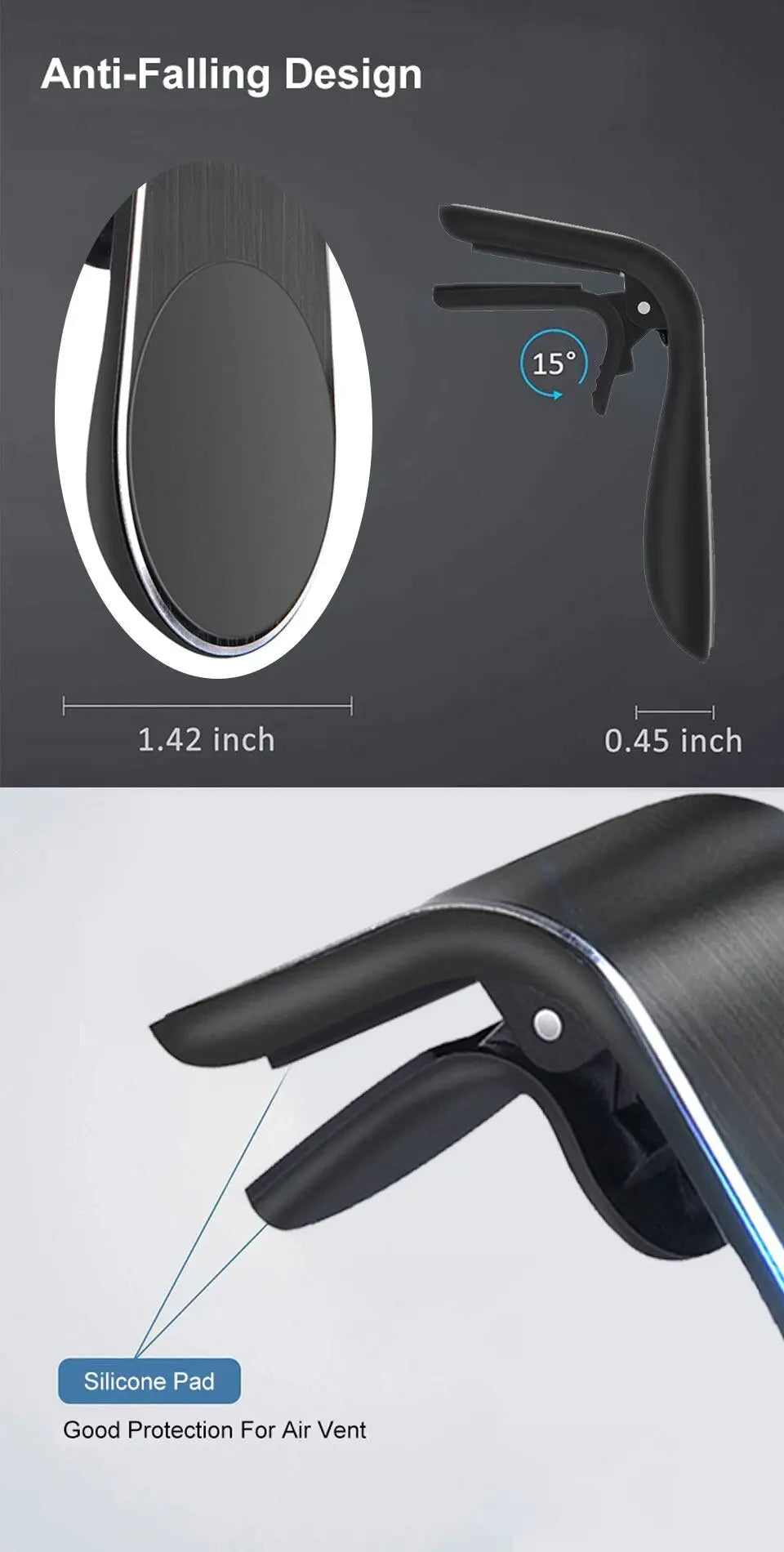 Magnetic car Phone Holder Air Vent Mount Mobile Phone Stand For iPhone xiao mi redmi smartphone