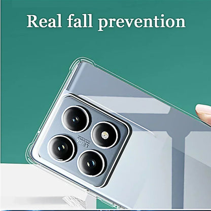 Shockproof Phone Case for Xiaomi 14Tpro 13T 12T 11T 14T Pro Transparent Clear Silicone Soft TPU 14 13 12 11 T T14 Back Cover