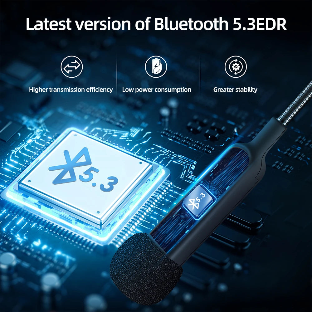 BT30S Motorcycle Helmet Headset Bluetooth 5.3 Wireless Earphone Handsfree Call Kit Stereo for Rider MP3 Music Player