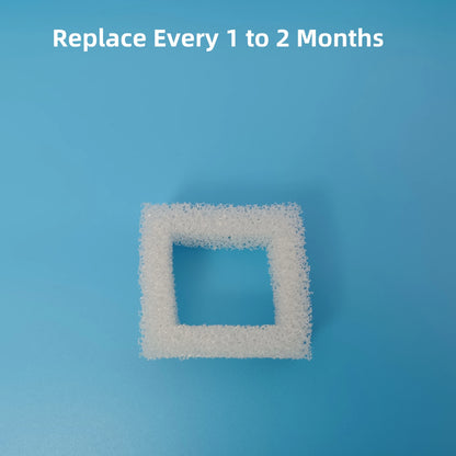 1/510pcs Cat Water Fountain Foam Filters - Compatible with Square Dispensers, Pre-Filtered for Fresh & Clean Drinking Water