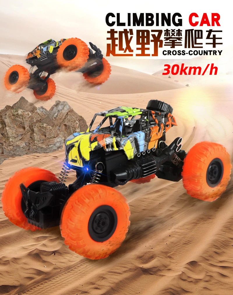 Children's toy car high-speed off-road vehicle outdoor toy off-road vehicle model inertia climbing stunt vehicle children's gift