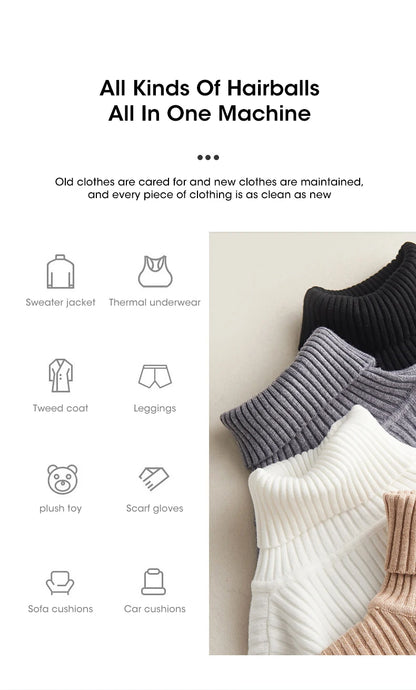 Electric Lint Remover Rechargeable for Clothing Fuzz Remover Sweater Shaver Coat Hair Ball Trimmer Plush Clothing Razor Remover