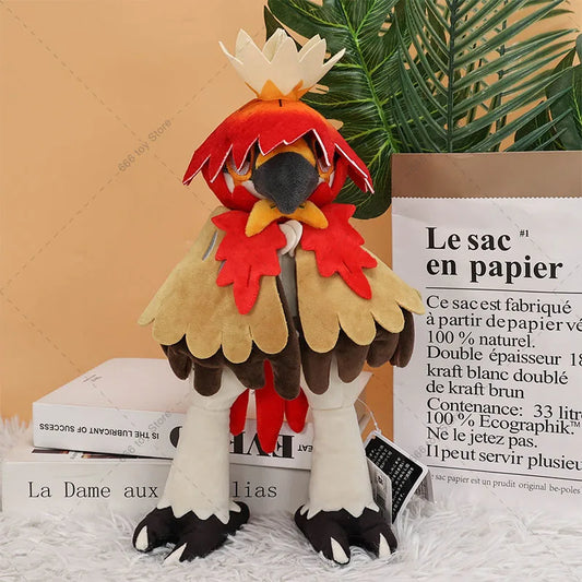 35cm Pokemon Plush Hisuian Decidueye Soft Stuffed Toys Anime Pocket Monster Doll Soft Stuffed Toys Children Kids Birthday Gift