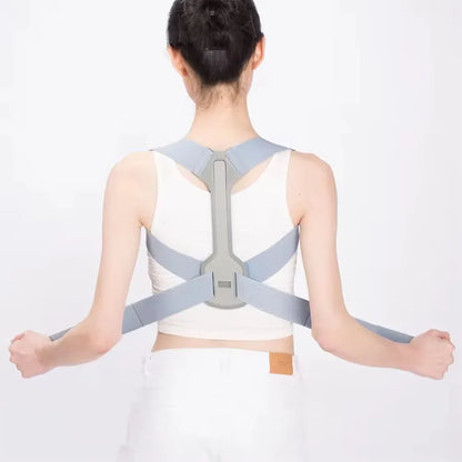 Adjustable Back Brace for Both Male and Female Use in Posture Correction to Prevent Hunchback in Aitting Posture