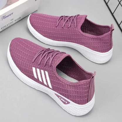 Comfortable Coconut Women's Casual Sports Shoes, Lightweight Breathable Soft-Soled Mesh Fashionable womens shoes women shoes