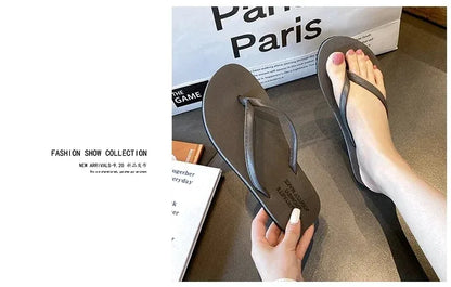 1Pair Flip-flops Women's Summer Slippers for Women Non-slip Ins Outdoor Casual Beach Sandal Women Fashion Outerwear Flip Flops
