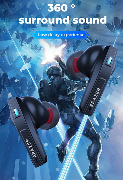 Lenovo ERAZER XT86 Gaming Earphones Bluetooth 5.4 Wireless Earphones Stereo Earphones with Microphone Low Latency GM2 Earphones