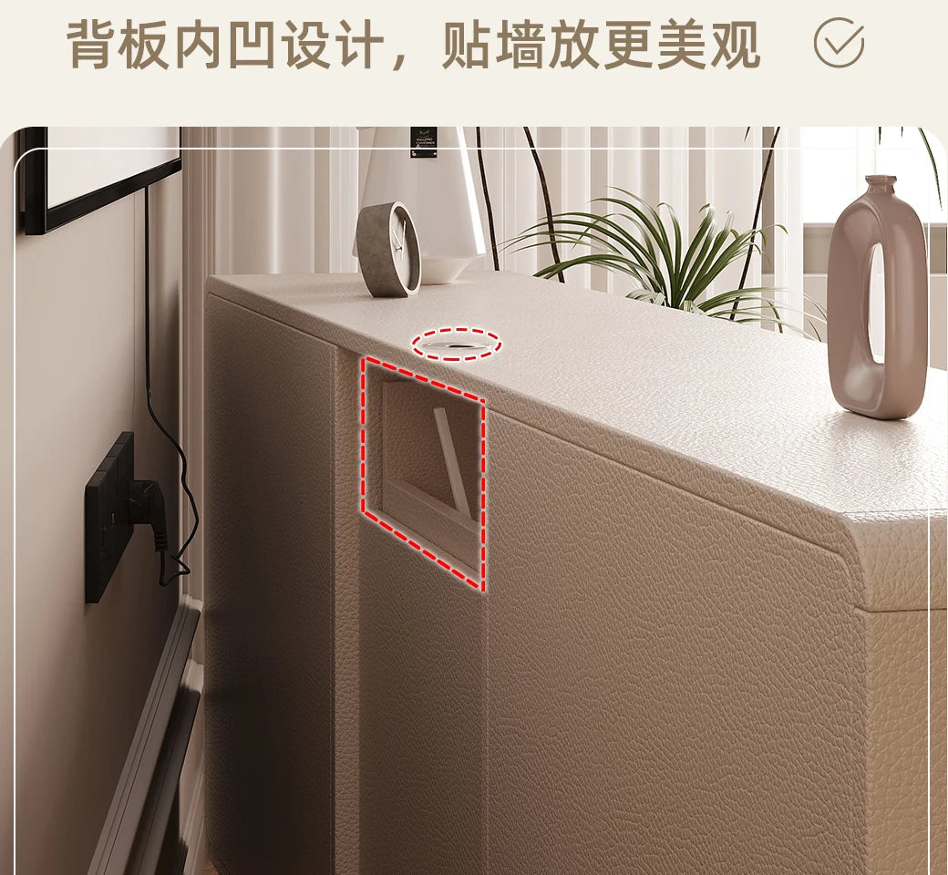 Trendy Floor Standing Living Room Decoration Cabinets Simple Modern Accent Cabinet Storage House Container Vitrina Furniture