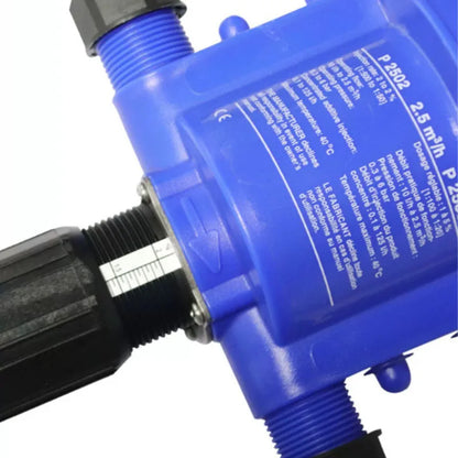 Farm pasture automatic fertilizer spreader water driven automatic water and solution configuration