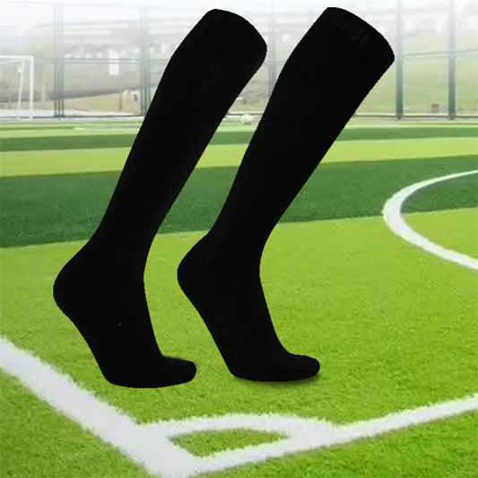 Football Sports Socks Long Knee Cotton Solid Color Kids Legging Stockings Soccer Baseball Ankle Adults Children Socks