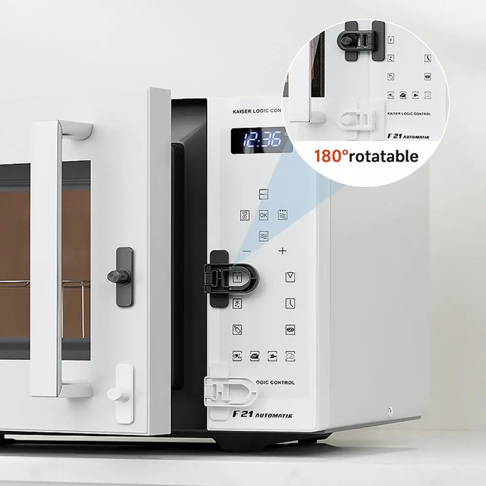 1 Pcs Home Refrigerator Lock Fridge Freezer Door Catch Lock Toddler Kids Child Oven Cabinet Safety Lock For Baby Safety Lock