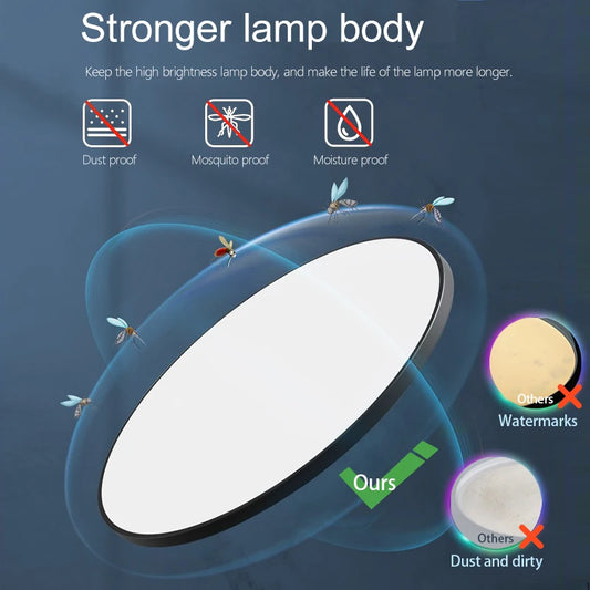 Smart LED Ceiling Light APP Luster Remote Control Appliance 36W 50W 80W interior Home Decor Fixture Bathroom Bedroom