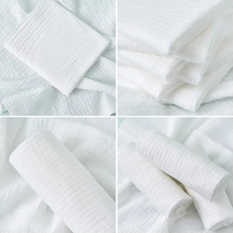 8Pcs Baby Diapers Cotton Gauze Nappy Changing for Newborn Infant 43x45cm Washable Reusable Double Layer Soft Baby Towels