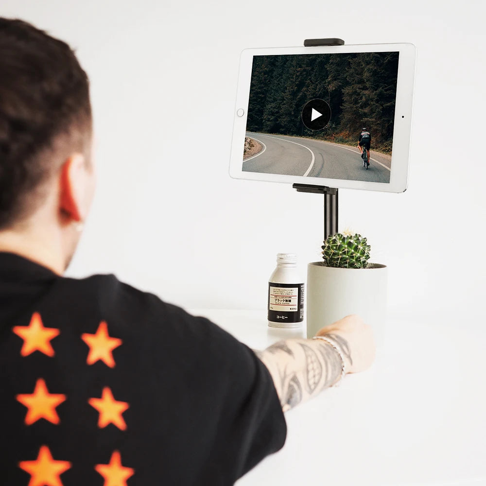 50/150/200cm Tripod for Tablet and Phone Aluminum Tripode Tablet Floor Ipad Tripod Stand with Smartphone & Tablet Holder Mount