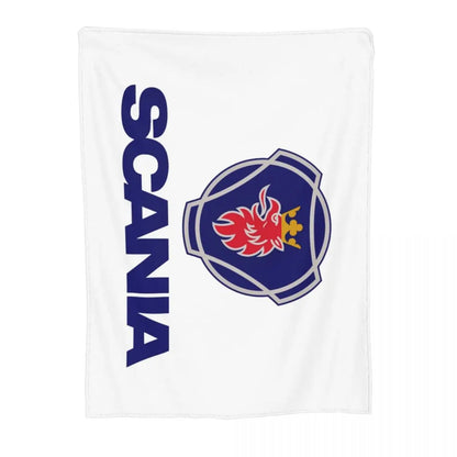 Sweden Saabs Scanias Blankets Fleece Winter Portable Lightweight Thin Throw Blanket for Bedding Travel Bedspread