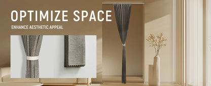 Magnetic Door Curtain Pleated Door Curtain Folding Door Curtains Accordion Door Closet Door Curtain Invisible Applicable