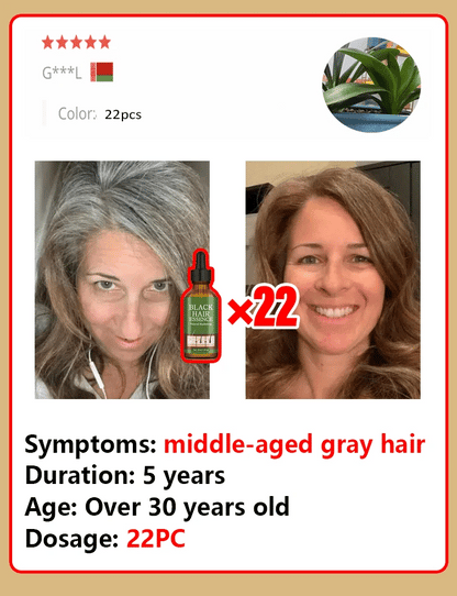Anti Gray Hair Serum Remedy White Darkening Products
