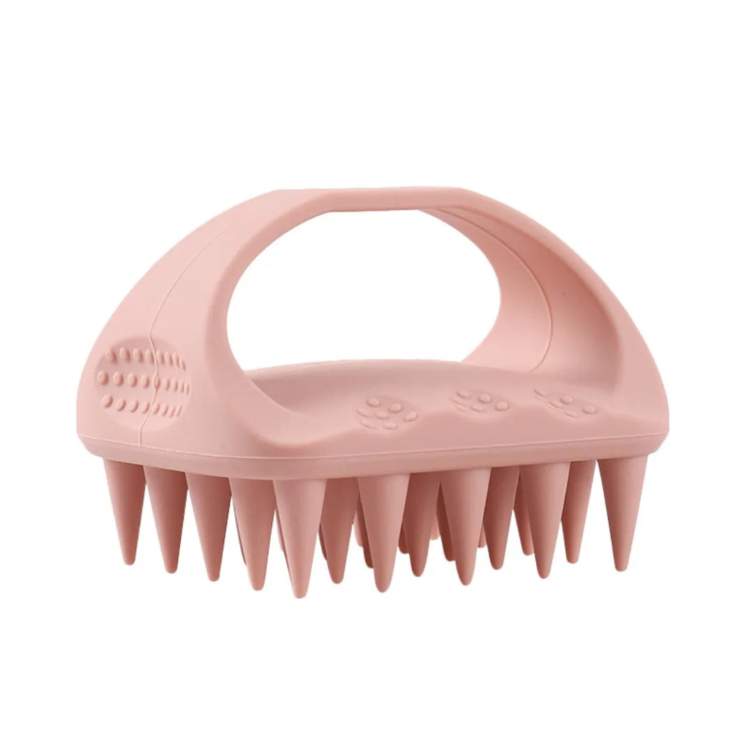 Scalp Scrubber Shampoo Brush Massager Clean Scalp Comb With Handle Hair Washing Brush Scalp Exfoliator Brush Head Scrubber Tools