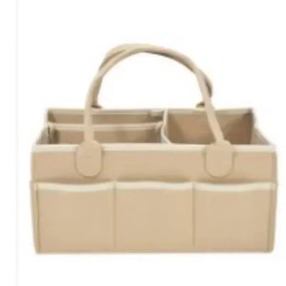 Baby Diaper Bag Felt Diapers Storing Baby Products Nursery Supplies Storage Bag Foldable and Portable Essential Mother's Handbag