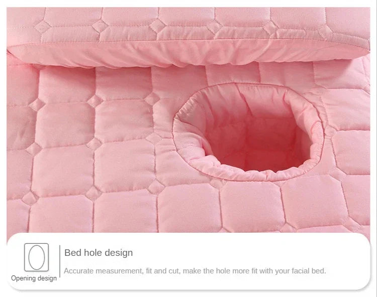 Beauty salon bed covers single item bed covers thickened quilted bread grid bed sheets bed covers