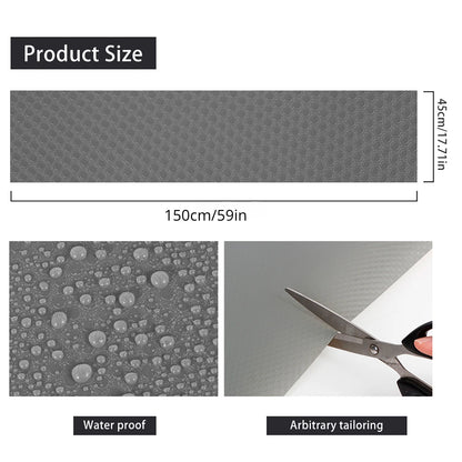Waterproof Drawer Liners Kitchen Cabinet Shelf Non Slip Table Cover Mat Refrigerator Pad Tablecloth Moistureproof Kitchen Mats