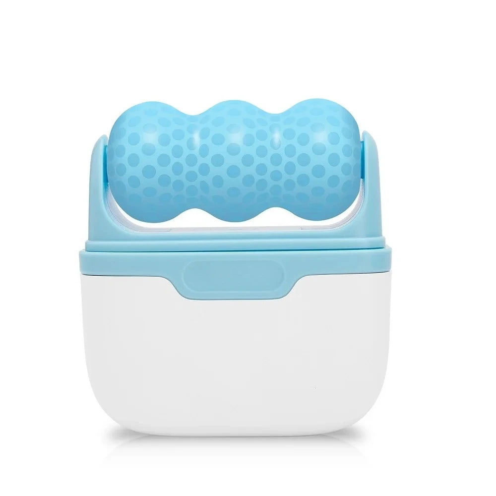 Double Head Ice Roller for Face Eye Puffiness Migraine Pain Relief Minor Injury Facial Cold Body Massage Roller Skin Beauty Tool