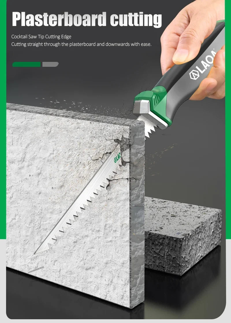 LAOA handheld manual saw Wall panel saw household woodworking saw   express park forest garden art saw gypsum board saw