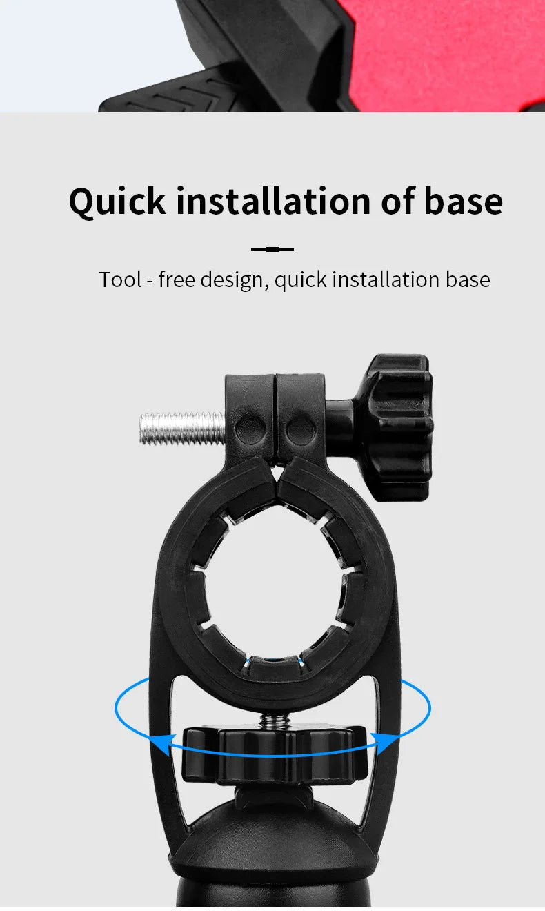 Bicycle Mobile Phone Holder Electric Bike Motorcycle Phone Stand Ride Navigation Mobile Phone Rack Phone Holder Support