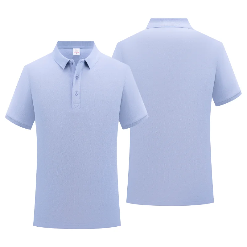100% Cotton Solid Color Polo Shirt Casual Short Sleeve Lapel Men's Shirt Fashion Apparel 9 Color Polo Shirt
