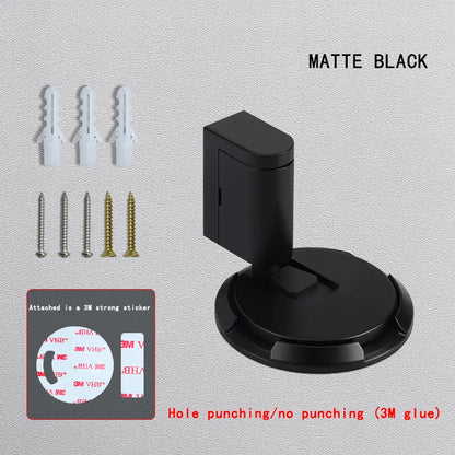 No-punch Door Suction Windproof Ground Suction Anti-collision Door Stopper Household Door Stopper Door-impact Fixed Door Stopper