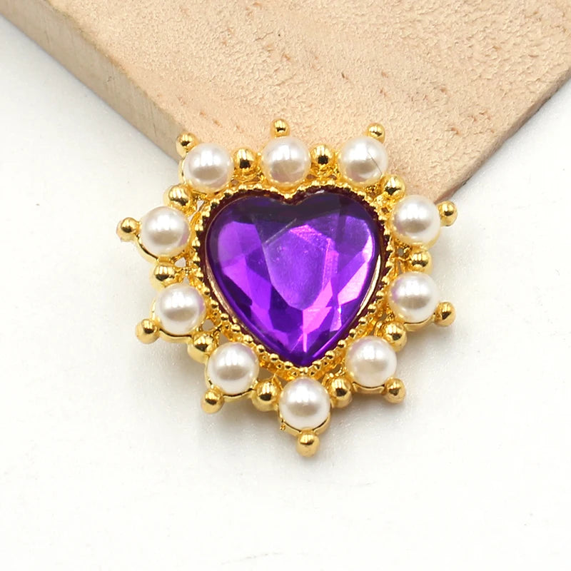 23MM fashion pearl and peach alloy accessories Diy wedding dress hair accessories invitation jewelry decorative accessories