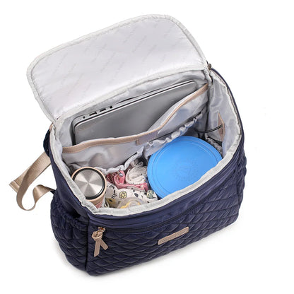 Diaper Bag Backpack,Waterproof Baby Diaper Bag with Changing Pad Converts into Baby Tote Bag Diaper Backpack Stroller Bag and Cr