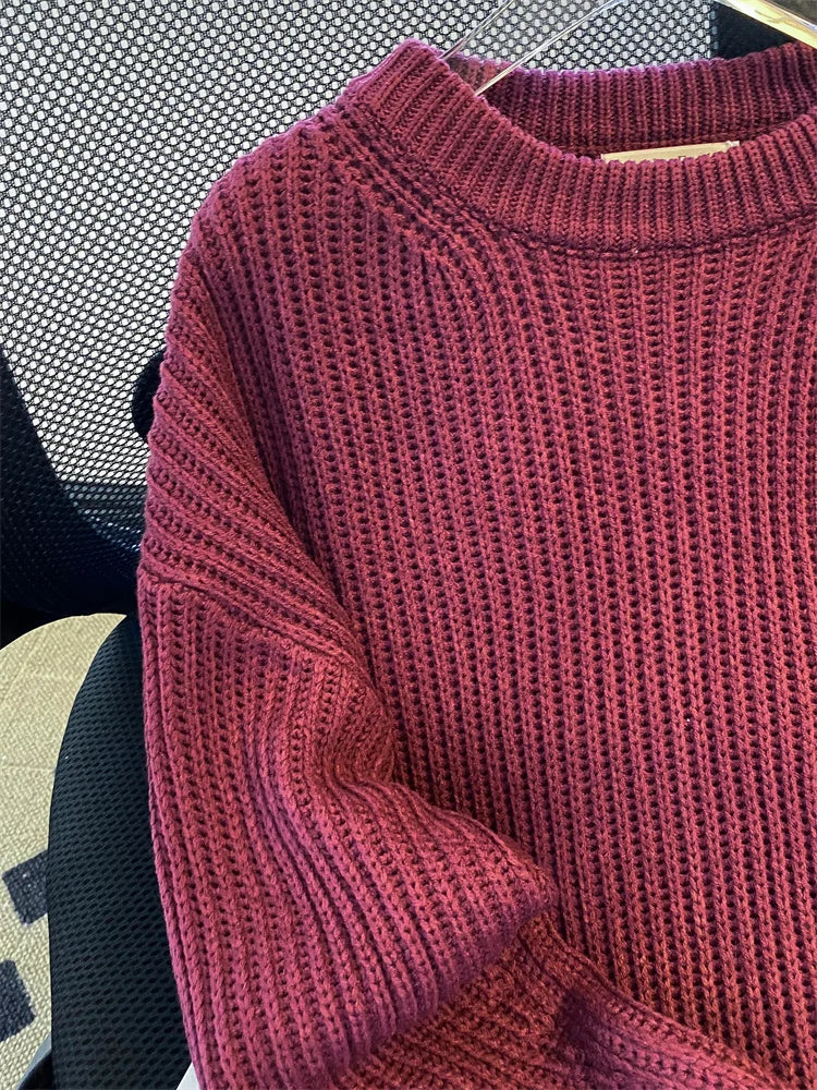 Syiwidii Oversized Sweaters for Women Knit Pullover Spring Autumn Winter Long Sleeve Causal Fashion Elegant Ladies Loose Jumpers