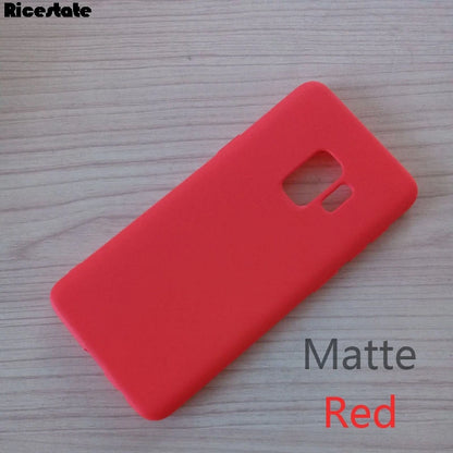 For Samsung Galaxy S9 / S9 Plus Fundas Matte TPU Fundas For Samsung S9 S9 Plus Silicone Cover For Samsung S9Plus soft case