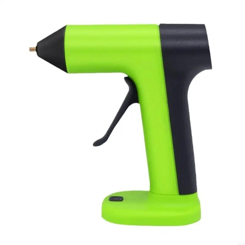 Small Cordless Hot Glues Guns Rechargeable with 2000mAh Battery Quick Heating 5 Minutes Auto Shut Off and Copper Nozzle