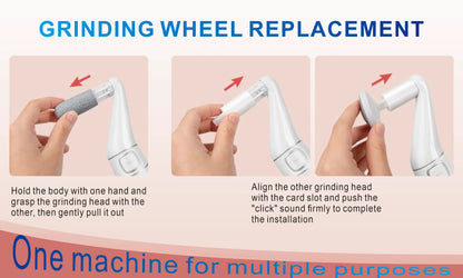 Electric heel crack dead skin scrub electric grinding foot care tool professional dead hard skin scab remover tool