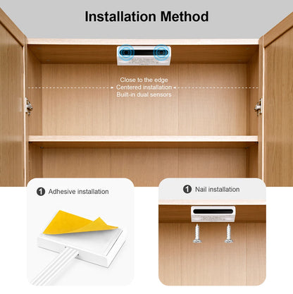 Smart Double Door Proximity Sensor Switch DC 12V-24V LED Light Switch For Wardrobe Cabinet Closet Backlight DIY Control Switch