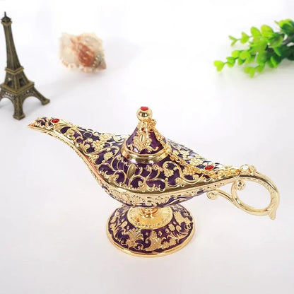 Aladdin Lamp Decorative Ornament Large European Retro Home Decoration Metal Decoration Crafts Holiday Gift