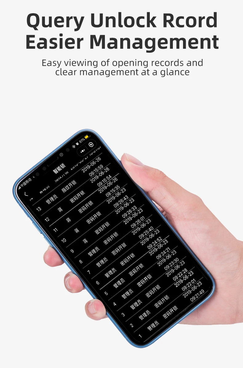 ROCKBROS Bicycle Smart Lock Bluetooth Fingerprint Unlock Waterproof High Strength Steel Alloy Anti-theft U-Lock Bike Accessories