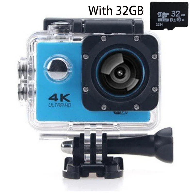 4k HD Mini Action Camera WiFi Remote Control Sport Camera Underwater Waterproof Video Recording Cameras Action Video Cameras